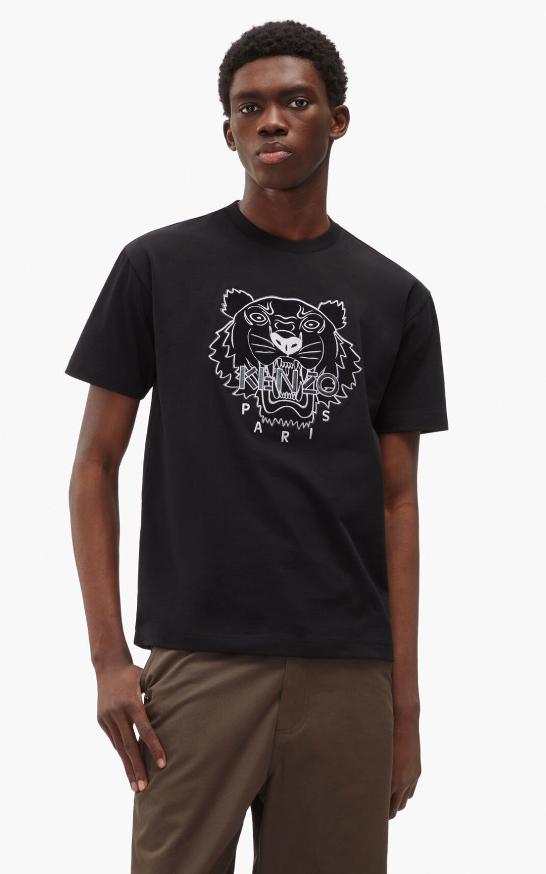 Camiseta Kenzo The Inverno Capsule Tiger Masculino - Pretas | 261BWDGSZ